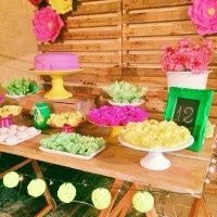 paineis com flores gigantes