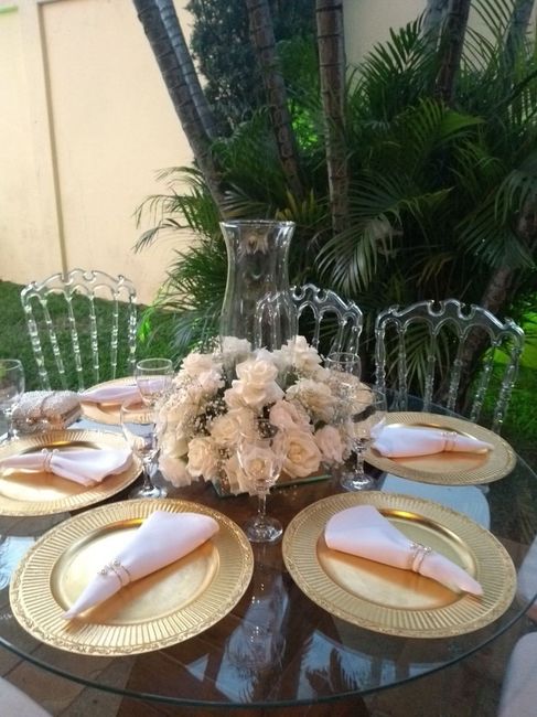branco com dourado