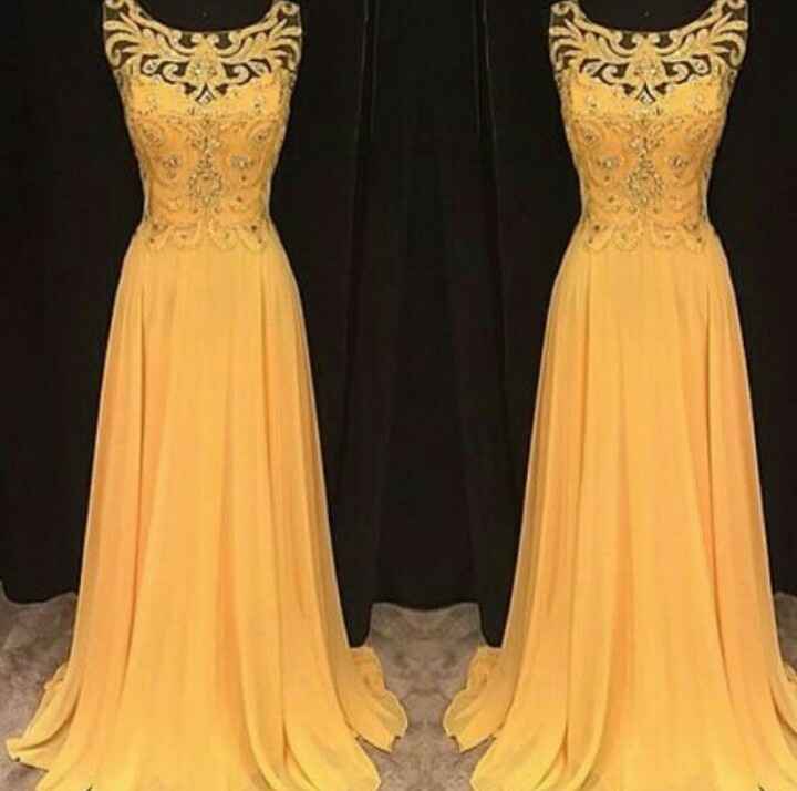 Madrinha vestido amarelo - 2