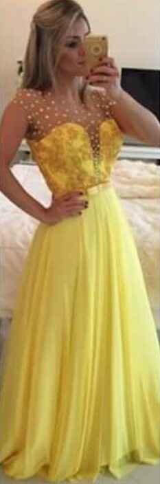 Madrinha vestido amarelo - 3