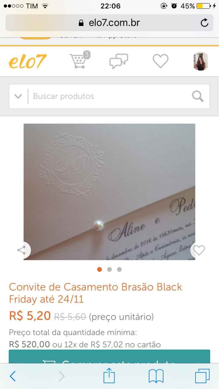  Convites. - 1