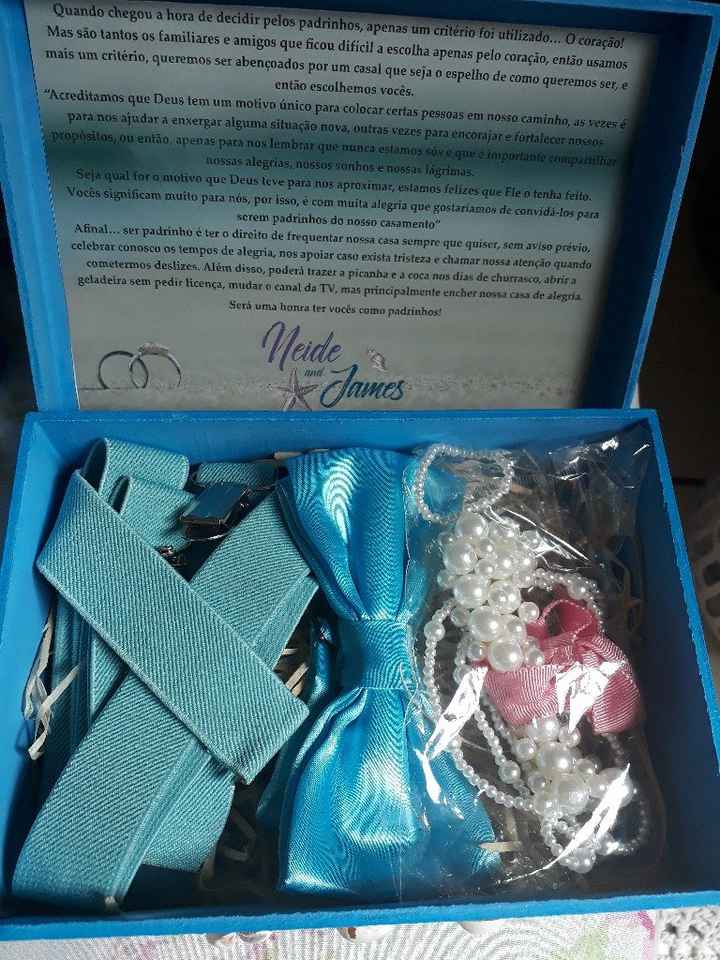 convite caixa padrinhos praia #diy #vemver - 5