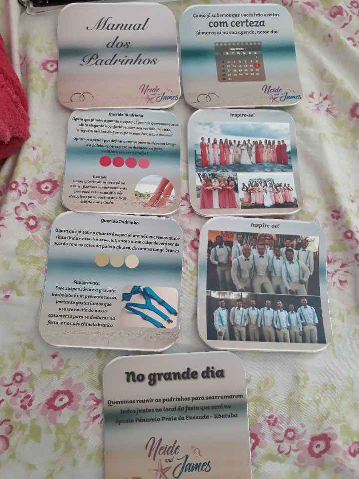 convite caixa padrinhos praia #diy #vemver - 7