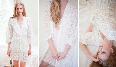 Inspiração: Robe rendado