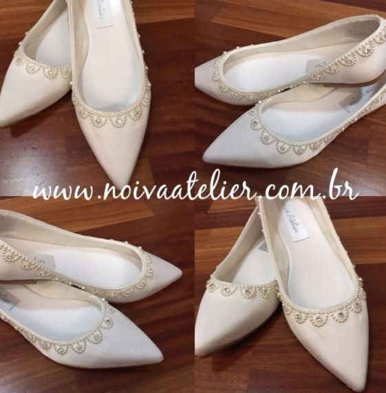 Meus sapatos de noiva