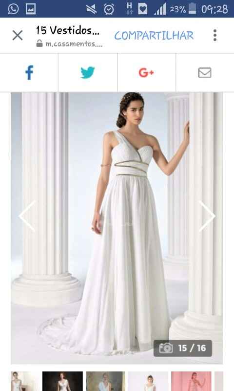 Modelos de vestido de noiva estilo deusa grega - 6