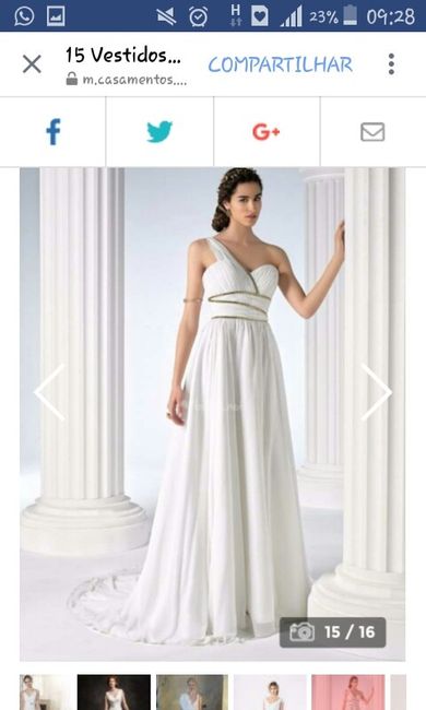 Modelos de vestido de noiva estilo deusa grega - 6