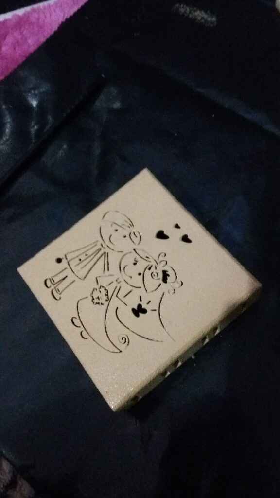 Caixinha mdf desenhada a lazer - 1