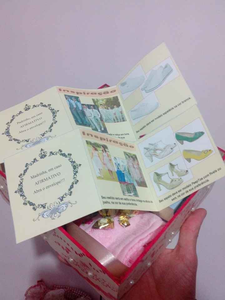 Convite dos Padrinhos DIY