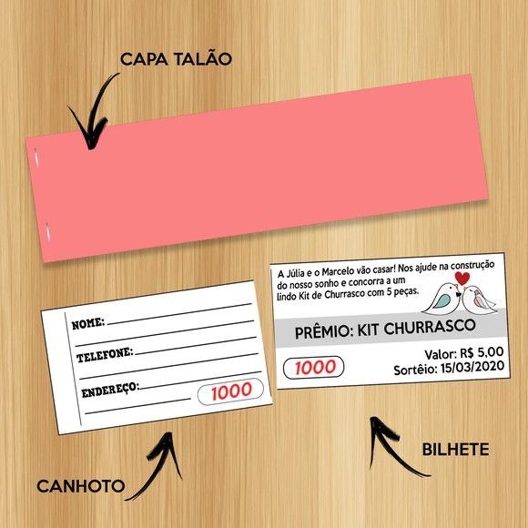 Rifa dos noivos - 1
