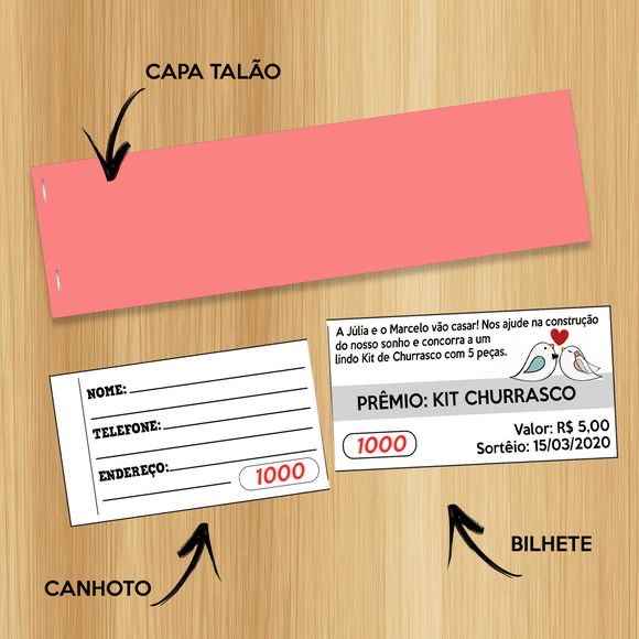 Rifa dos noivos - 1