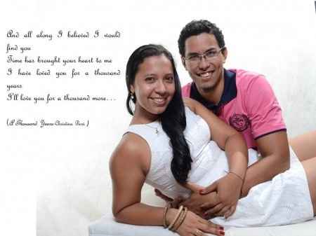 Não pensava em casar!