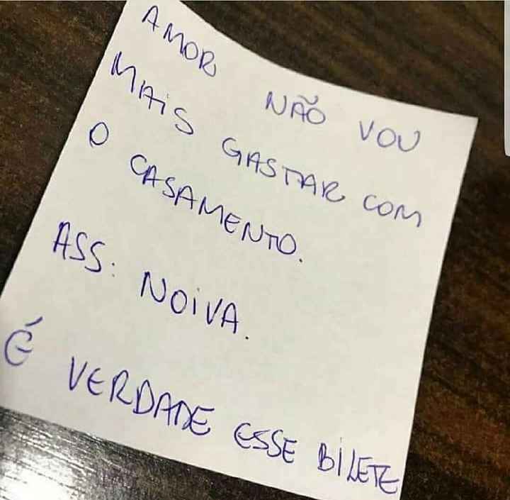 Que tal esse bilhete? - 1