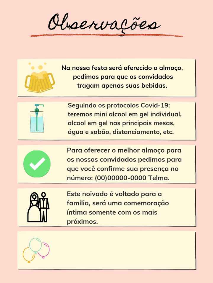Convite de Noivado - 1