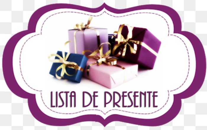 Lista de presente! 1