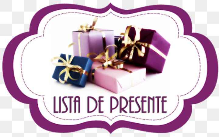 Lista de presente! - 1