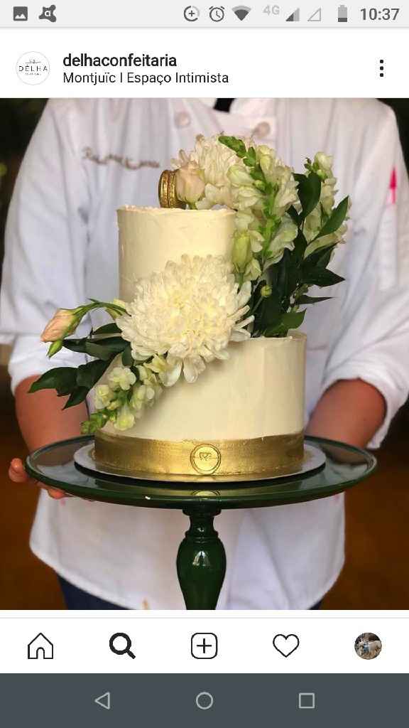 O bolo do casamento - 1