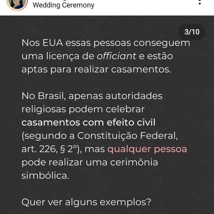 casamento celebrado por um amigo um estilo que veio para ficar 🙋🏻‍♀️👍🏼 - 3
