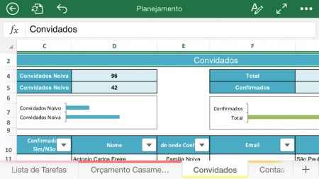 Planilha para organizar o casamento - 3