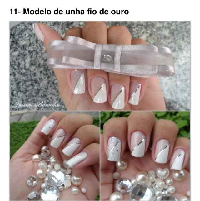 14 inspirações de unhas para noivas! - 1