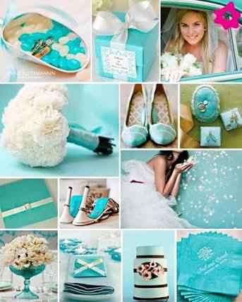 Cores do casamento - azul... - 1