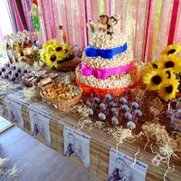 Inspiração para mesa do bolo.