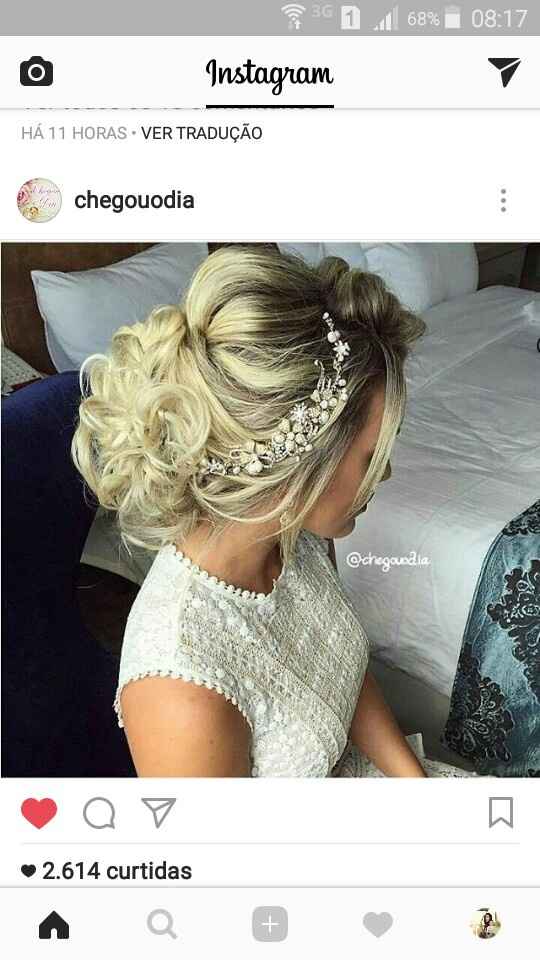 Inspirações de penteados ( cabelo preso ) - 2