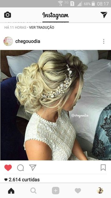 Inspirações de penteados ( cabelo preso ) - 2