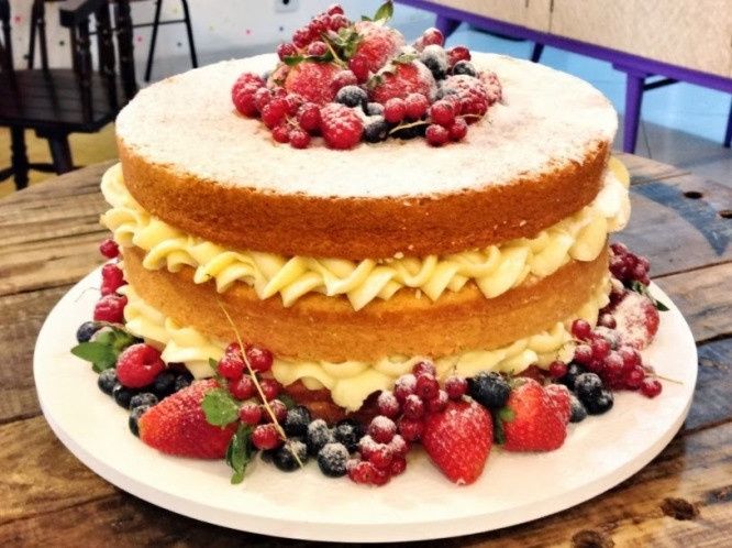 Naked cake - inspiração