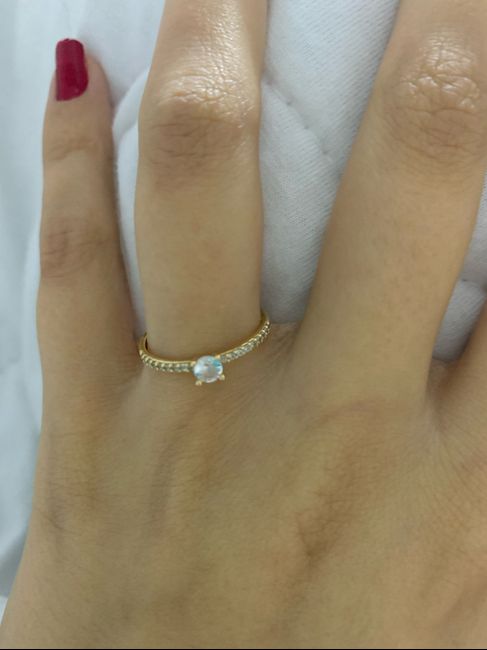 Meia-aliança para pedido de casamento? 1