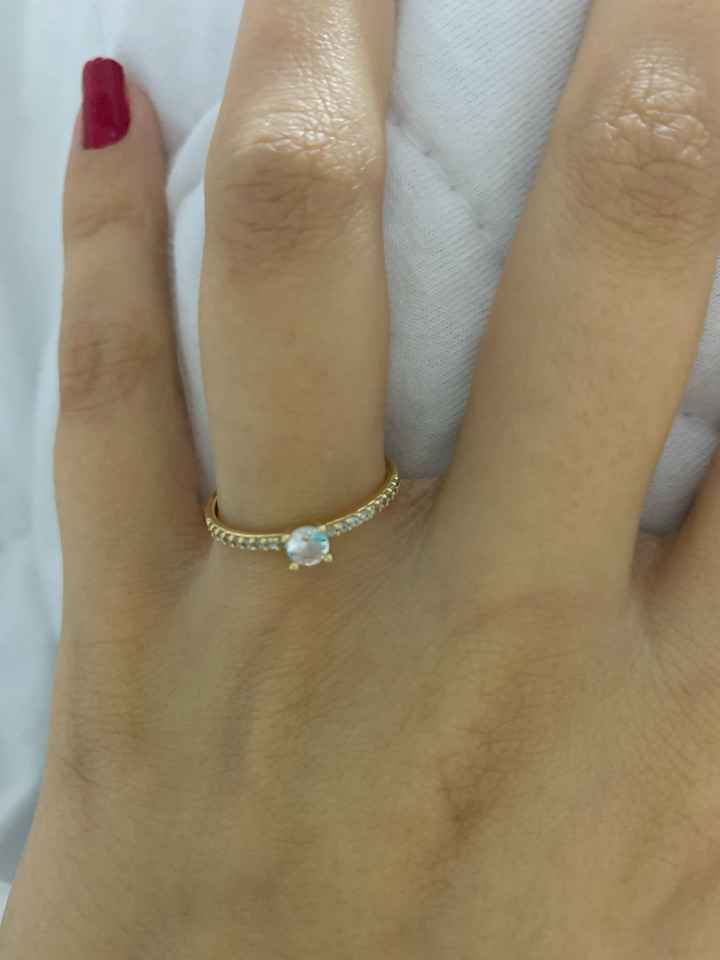 Meia-aliança para pedido de casamento? - 1