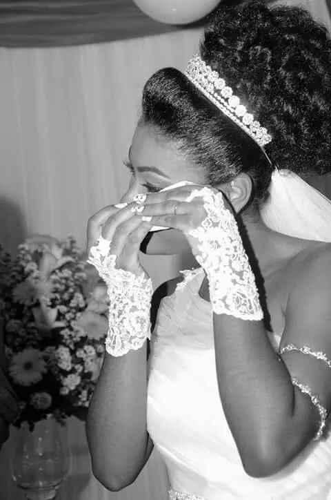 Noiva cacheada. - 2