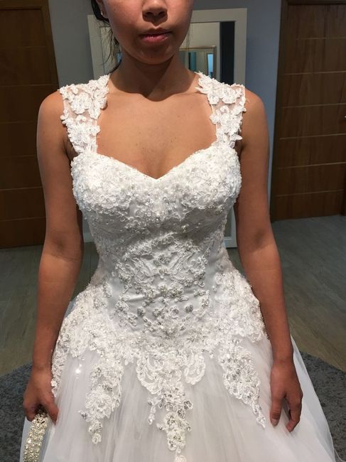 Segundo vestido adaptado com alça