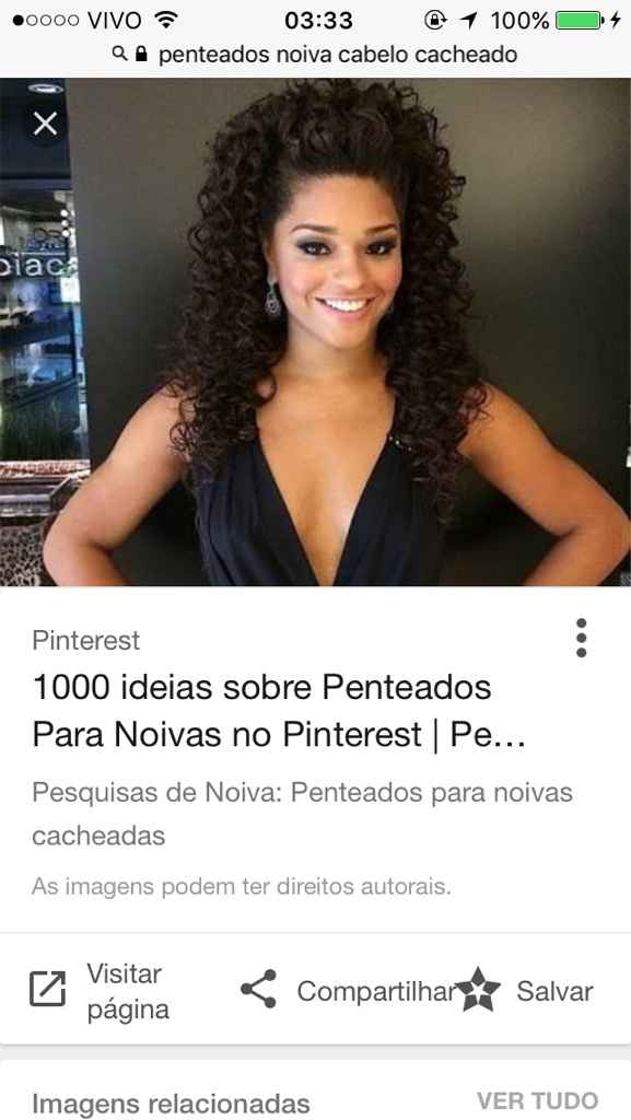 Penteado cabelo cacheado - 2