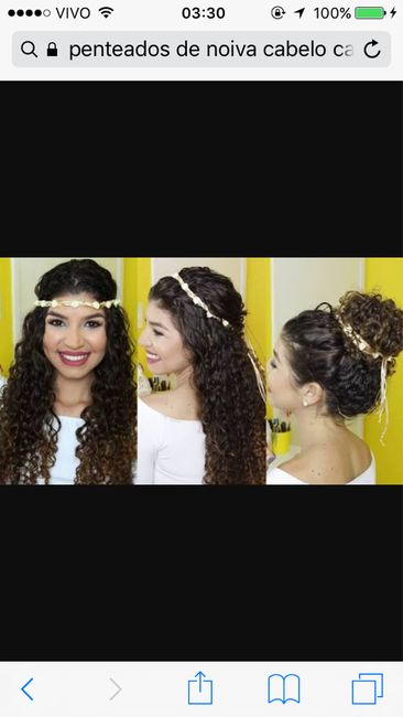 Penteado cabelo cacheado - 1