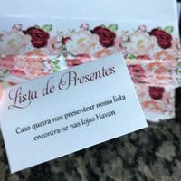 Meninas vocês colocaram o código da lista de presentes? Ou não precisa? - 1