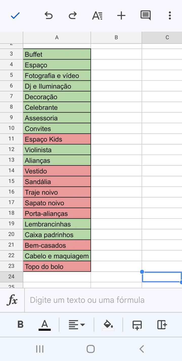 Check list - 1