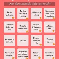 Bingo da quarentena: quem se atreve? #NoivasEmCasa - 1