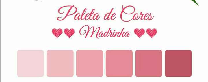  Noivinhas, alguém escolheu a paleta de cor para as madrinhas na cor rosa? - 1