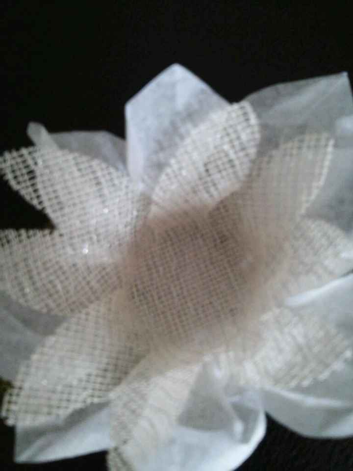 Forminhas com tela escócia e papel seda - 2