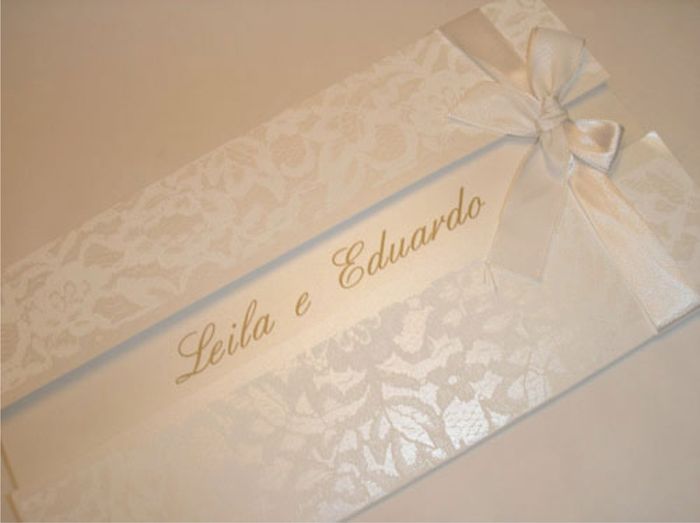 Modelo convite de casamento