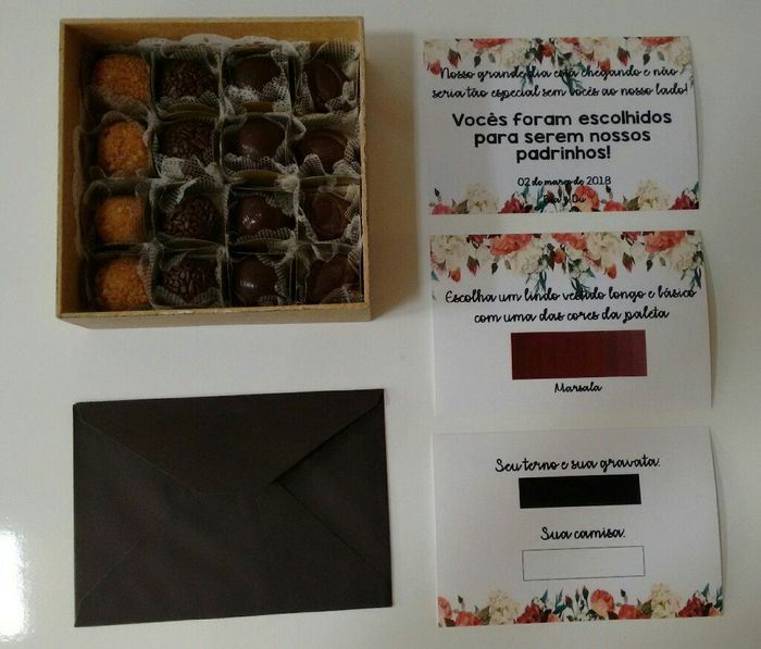 Convite para padrinhos #vemver - 4