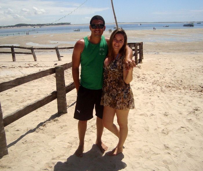 Chegada na Praia dos Carneiros  - 14 de setembro