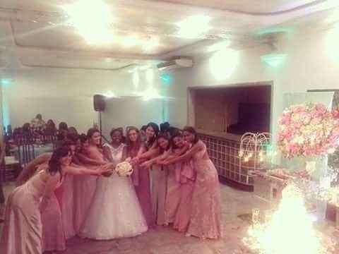 madrinhas tons rosas 