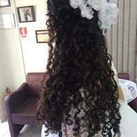 Penteado cacheadas - 2