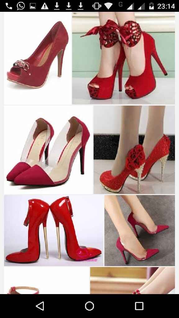 Sapatos cor da paixao - 4