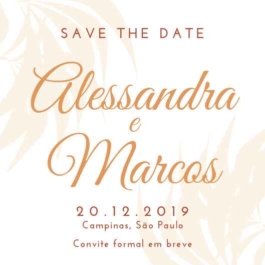 Save the date