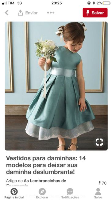 Cor de vestido das daminhas - 2