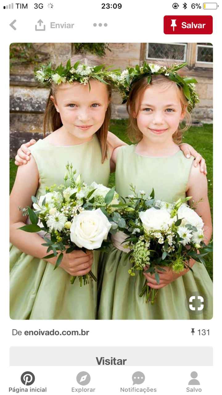Cor de vestido das daminhas - 1
