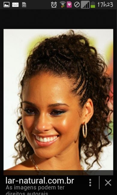 Penteado no cabelo cacheado! - 1